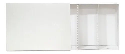 cod: 3673 (24u) CAJA PARA SUSHI  PIEZAS O MÁS CON 3 DIVISIONES - medida: 25x19x5