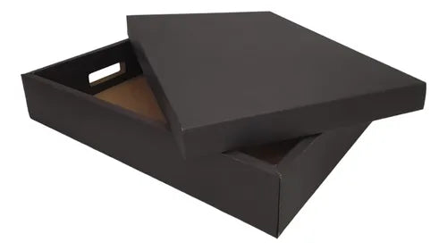 cod: 097 (10u) CAJA LENCERIA CAMISAS BK CARTON  B/T BORDE 36x23x7 - medida: 36x23x7