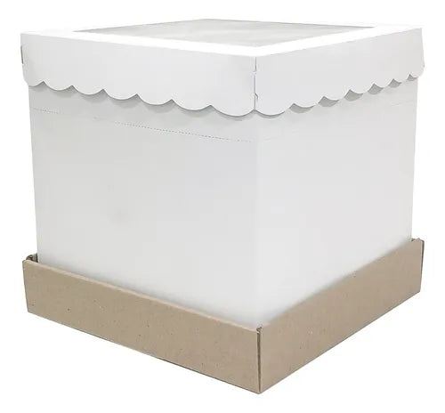 cod: 3190 (1u) CAJA TORTA DRIP CON VISOR - medida: 20x20x10