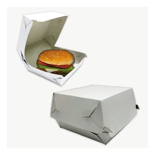 cod: 2649 (50u) CAJAS PARA HAMBURGUESAS GRANDE FAST FOOD   DELIVERY - medida: 11x10x7