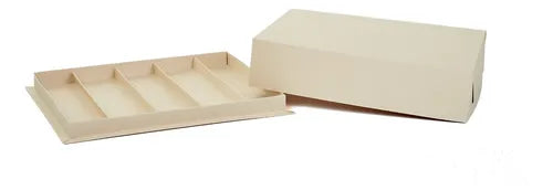 cod: 3770 (36u) CAJA MASAS 1/2KG 5 DIV 5,2 25,5,5 U 014B5 - medida: 25.5x19.5x6