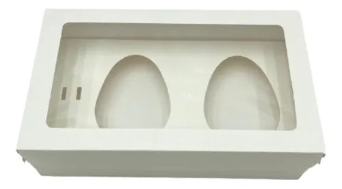 cod: 3699 (10u) CAJA PARA HUEVOS DE PASCUAS  DOBLES N - medida: 25x15x7