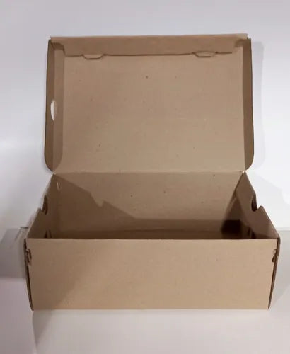 cod: 4354 (100u) CAJAS PARA ZAPATOS DE HOMBRE  COLOR MARRON  I - medida: 33x22x12