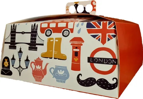 cod: 4030 (100u) CAJA PARA TORTAS GRANDES - IMPRESA - medida: 29x29x10