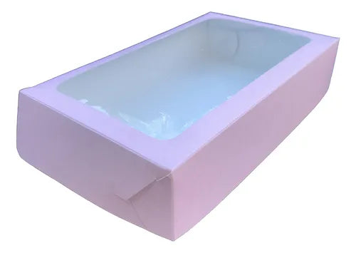 cod: 3452 (10u) CAJA VISOR ,5 ALFAJORES CONITOS CHOCOLATE CHICA - medida: 22x14x5