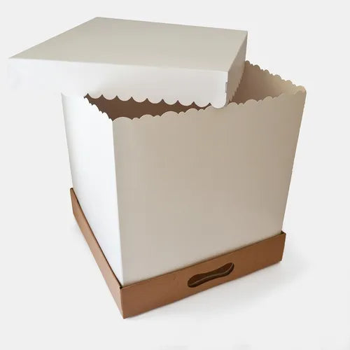 cod: 3663 (5u) CAJAS PARA TORTAS ALTAS - medida: 25x25x15