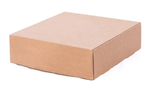 cod: 4214 (10u) CAJA COFRE   KRAFT O BLANCO ENVIOS - medida: 30x30x30