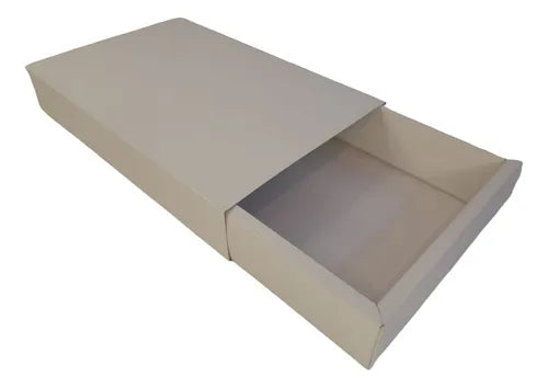 cod: 026 (10u) CAJA 29X18X5 REGALOS BLANCO CARTON Base y Funda BORDE (10U) COD: 026 - medida: 29x18x5