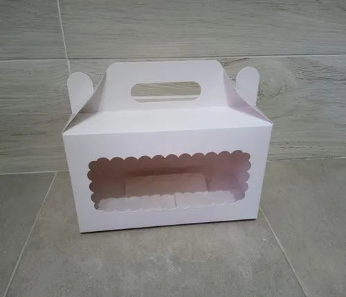 cod: 3601 (20u) CAJA MALETIN BLANCA C/ VISOR MULTIUSOS - medida: 24x14x4.7