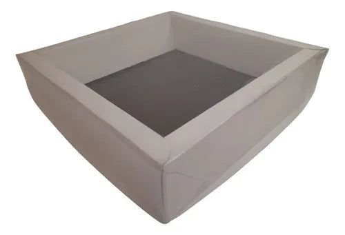 cod: 311 (10u) CAJA 17X17X5 REGALO NEGRO CORRUGADO PVC AUTOARMABLE (10U) COD: 311 - medida: 17x17x5