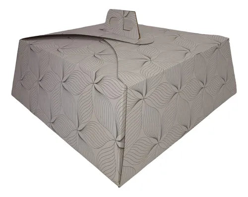cod: 028 (10u) CAJA 33X33X12 TORTA TR CARTON MANIJA (10U) COD: 028 - medida: 33x33x12
