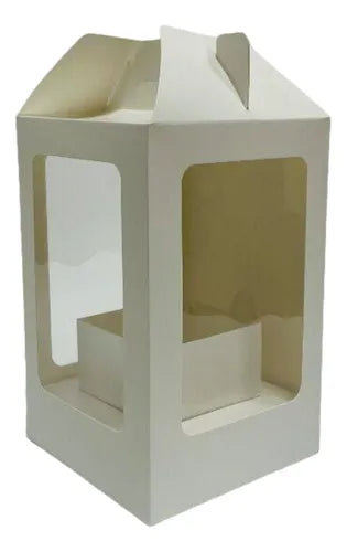cod: 581 (10u) CAJA MALETIN FAROL REGALO 16 X 16 X 25 (10U) COD:581 - medida: 16x16x25