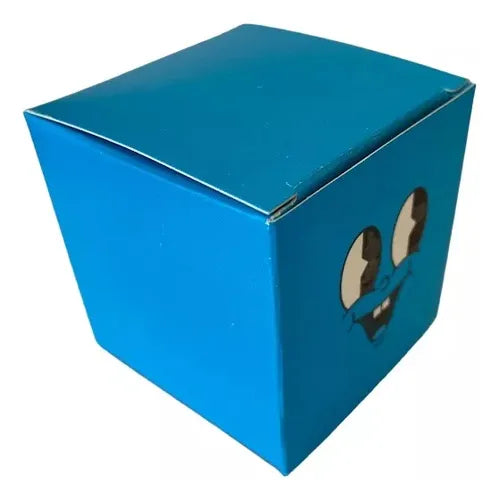 cod: 2481 (40u) MINI CAJA CUBO CARTULINA COLOR 6  SOUVENIRS  40 - medida: 6x6x6