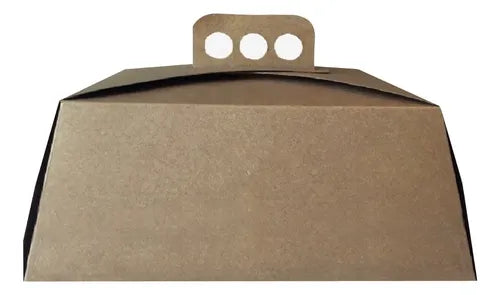 cod: 4132 (100u) CAJAS PARA TORTAS KRAFT AGING REGALOS  100 - medida: 30x30x15