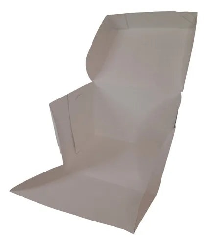 cod: 188 (10u) CAJA TORTA PORCION BLANCO CARTON AUTOARMABLE 18X14X13 (10U) COD: 188 - medida: 18x14x13