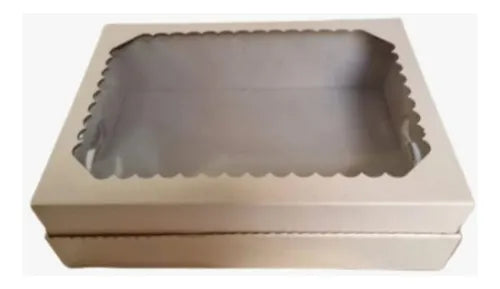 cod: 4397 (20u) CAJA CON VISOR CARTON MICRO  MULTIUSOS - medida: 35x25x9