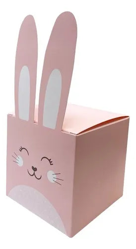 cod: 2616 (10u) CAJAS CUBO PASCUA X,5X HUEVITOS MACARONS COOKIES - medida: 10.5x10.5x10
