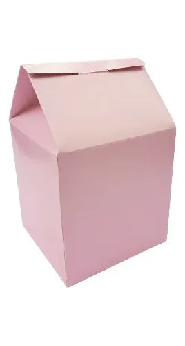 cod: 2957 (10u) CAJA ROSA CHICA CARTULINA  GOLOSINAS SOUVENIRS COOKIES - medida: 17x9.5x9.5