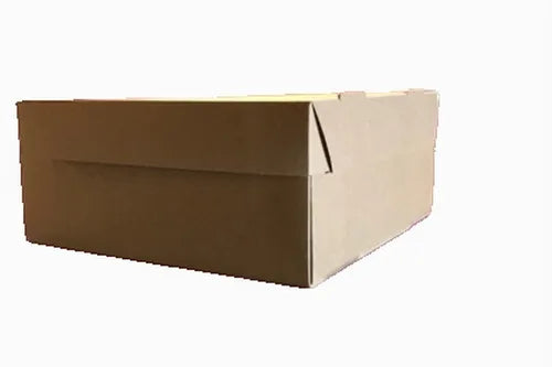 cod: 3620 (50u) CAJA CARTÓN TORTA  CAJA PARA DESAYO BCA+KRAFT - medida: 25x25x10
