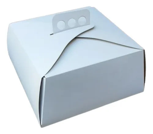cod: 4088 (1u) CAJA BLANCA TORTA CATERING PASTELERÍA  X AD - medida: 30x30x10