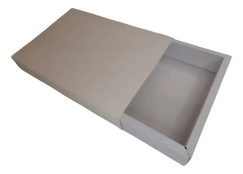 cod: 325 (10u) CAJA 34X24X6 CAJONERA BLANCO CORRUGADO Base y Funda (10U) COD: 325 - medida: 34x24x6