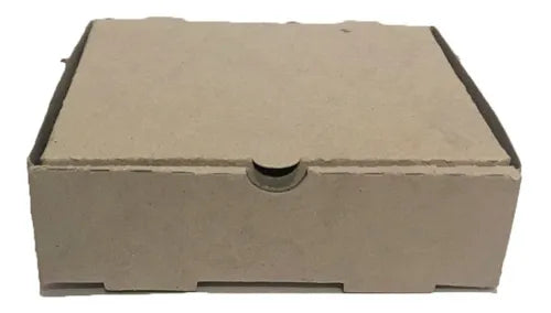 cod: 2866 (100u) CAJA EMPANADAS PIZZA SÁNDWICHES FRITAS CARTÓN GRIS  EG - medida: 15x12.5x4.5