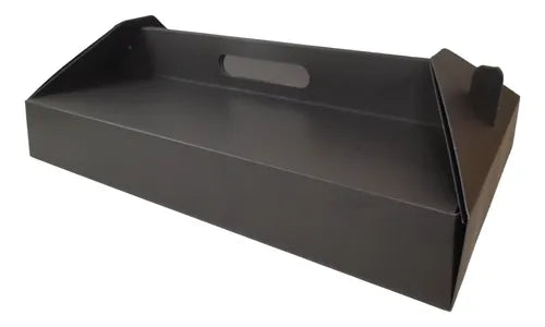 cod: 101 (10u) CAJA 50X30X7 BOCADITOS BLANCO CARTON MANIJA (10U) COD: 101 - medida: 50x30x7