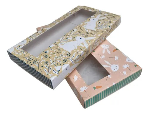 cod: 2884 (10u) CAJA  PARA TABLETA  CHOCOLATE PASCUA SURTIDO 8,5,50 - medida: 15.5x8x1.5