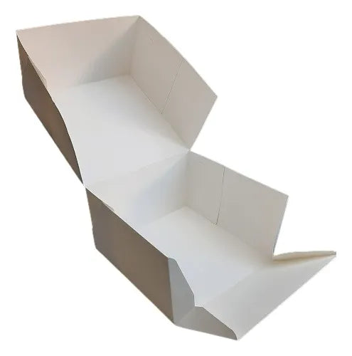 cod: 3670 (10u) CAJA APERTURA FRONTAL  TORTAS DESAYOS APILABLE - medida: 25x25x15