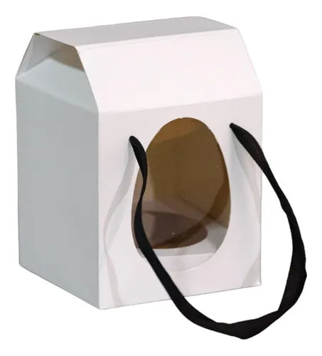 cod: 3431 (50u) CAJA VISOR PVC  U CA HUEVO ACETATO - 072C - medida: 22x16x16